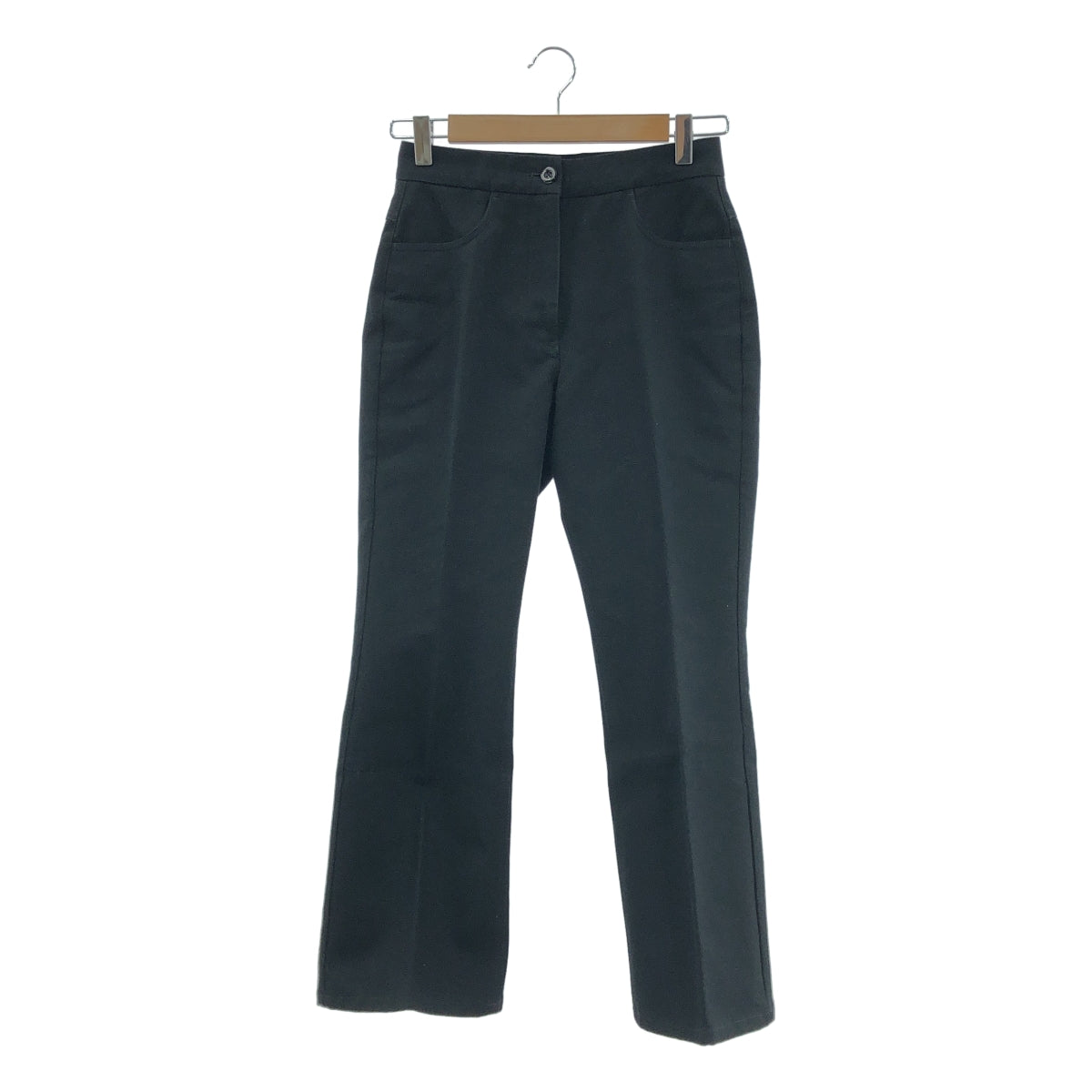 【미품】 JIL SANDER / 질 썬더 | 2023SS | BLACK COTTON PANTS 코튼 플레어 팬츠 | 32 | 블랙 | 여성