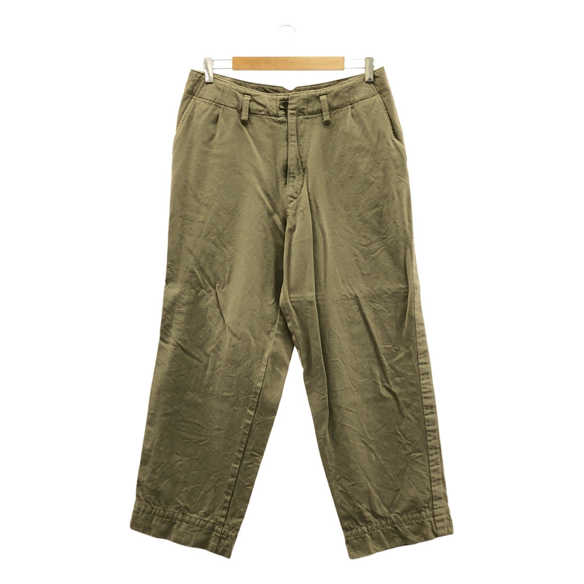 kolor / カラー | コットン チノ タックパンツ | 2 | ベージュ | メンズ