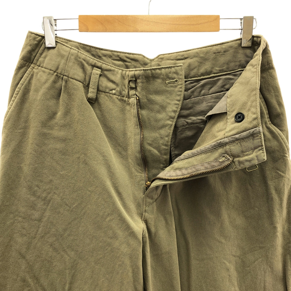 kolor / カラー | コットン チノ タックパンツ | 2 | ベージュ | メンズ