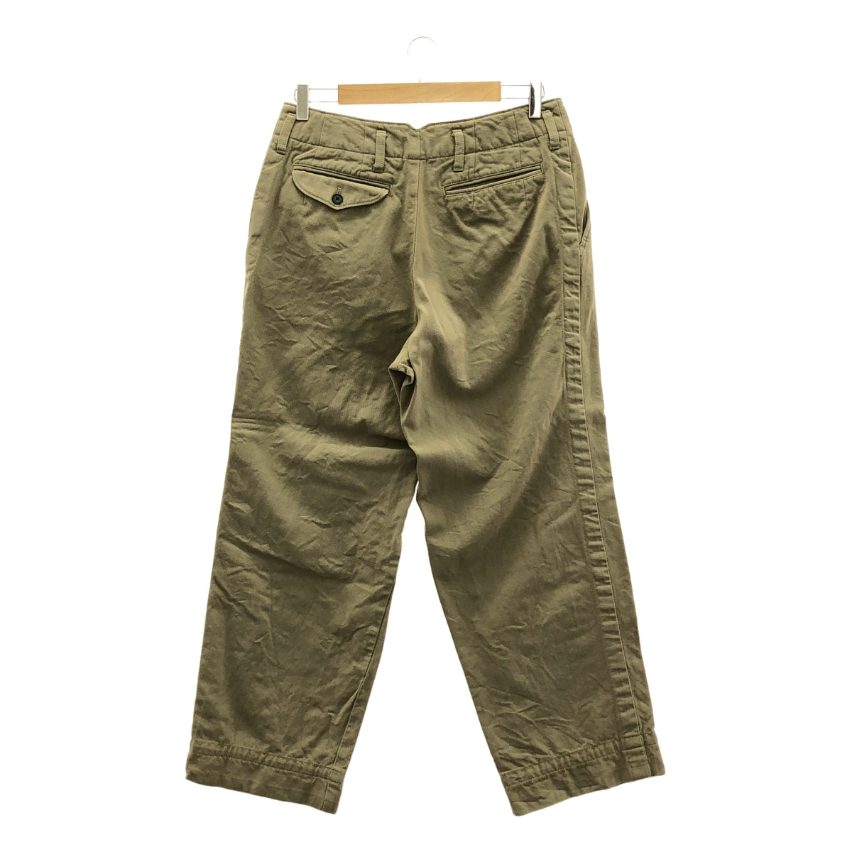 kolor / カラー | コットン チノ タックパンツ | 2 | ベージュ | メンズ