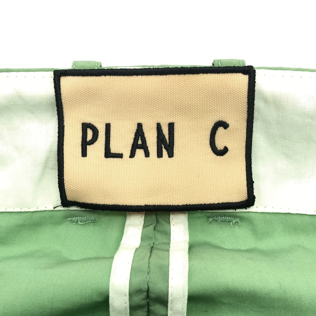 Plan C / プランシー | アシンメトリーライン タック ワイドパンツ | 38 | レディース