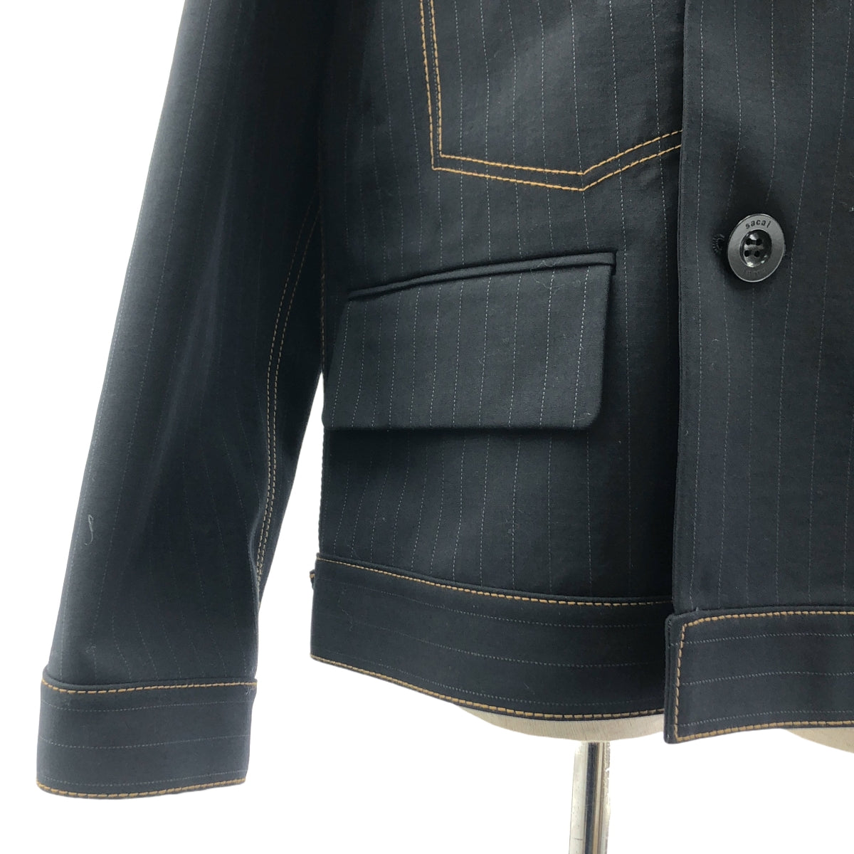 sacai / Sacai | 2024SS | Chalk Stripe Bonding Jacket | 3 | Women's