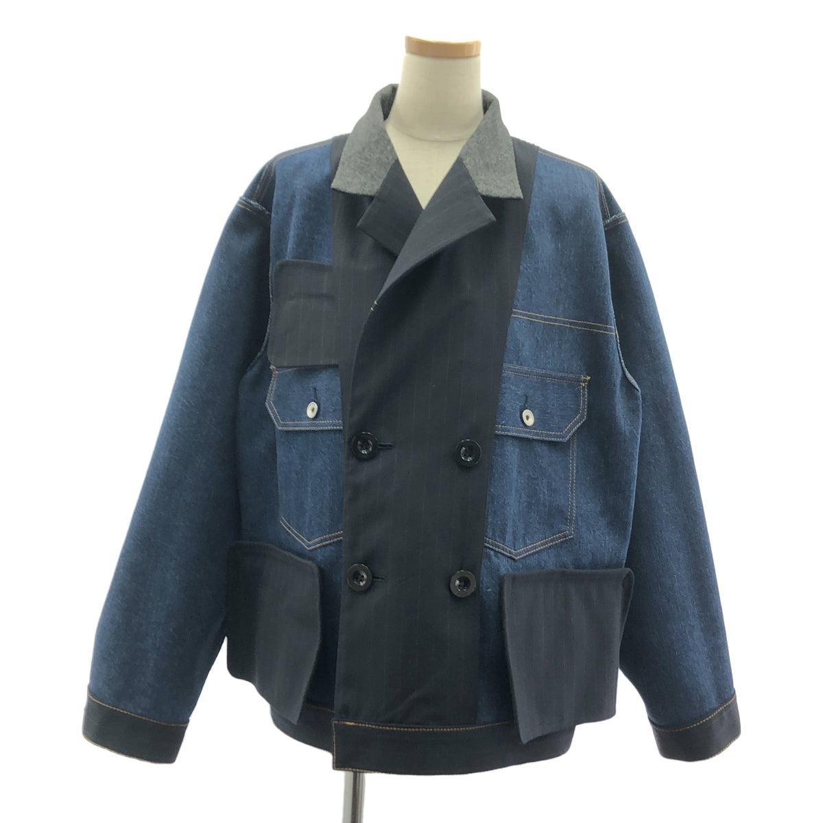 sacai / Sacai | 2024SS | Chalk Stripe Bonding Jacket | 3 | Women's