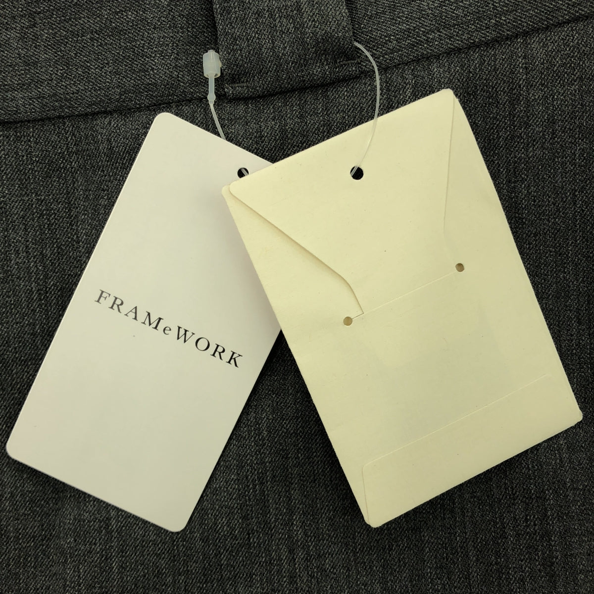 【美品】 Framework / フレームワーク | 2024AW | ウールギャバストレートパンツ | 36 | グレー | レディース