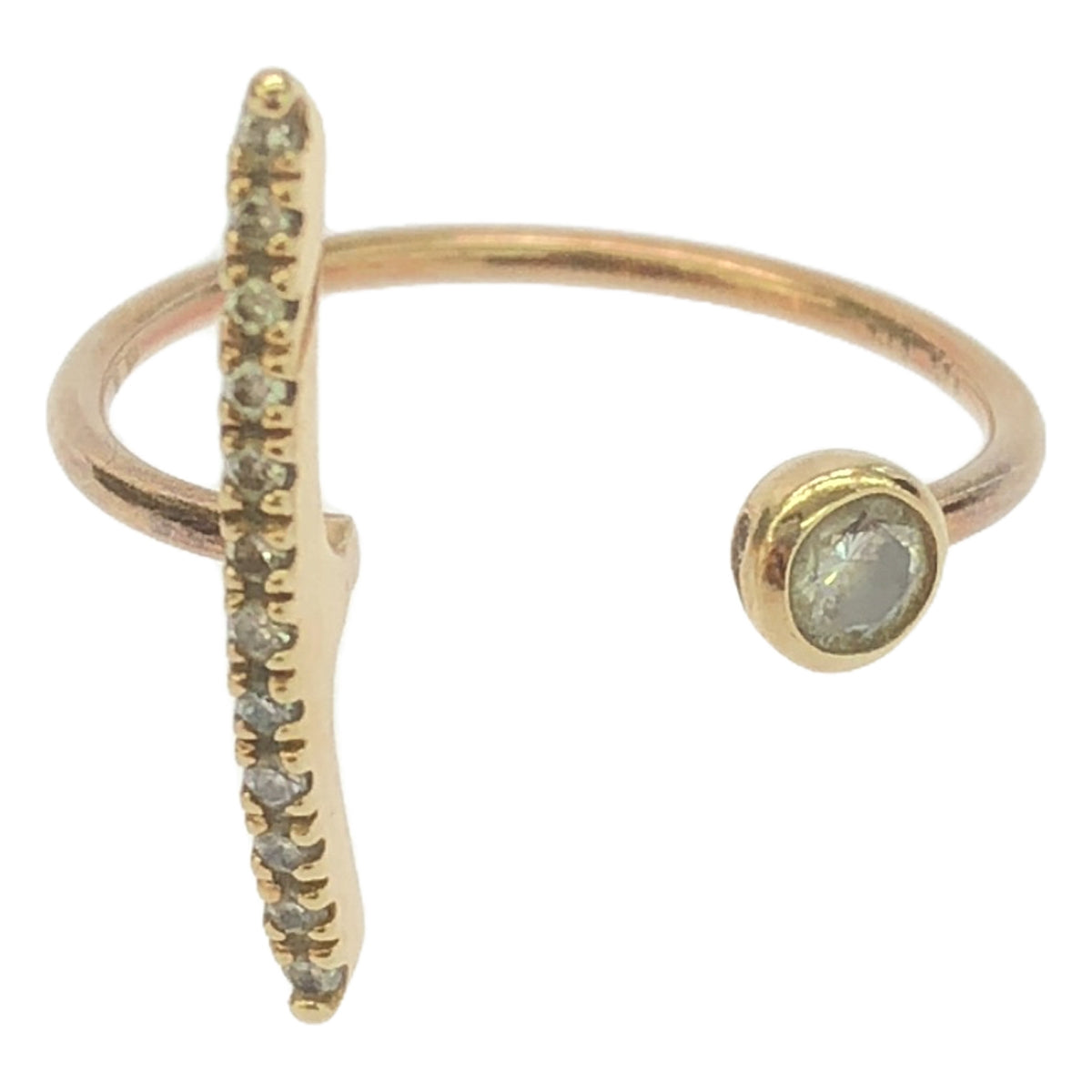 Hirotaka / ヒロタカ | K10 Gossamer ショート ダイヤモンド リング | ゴールド | レディース