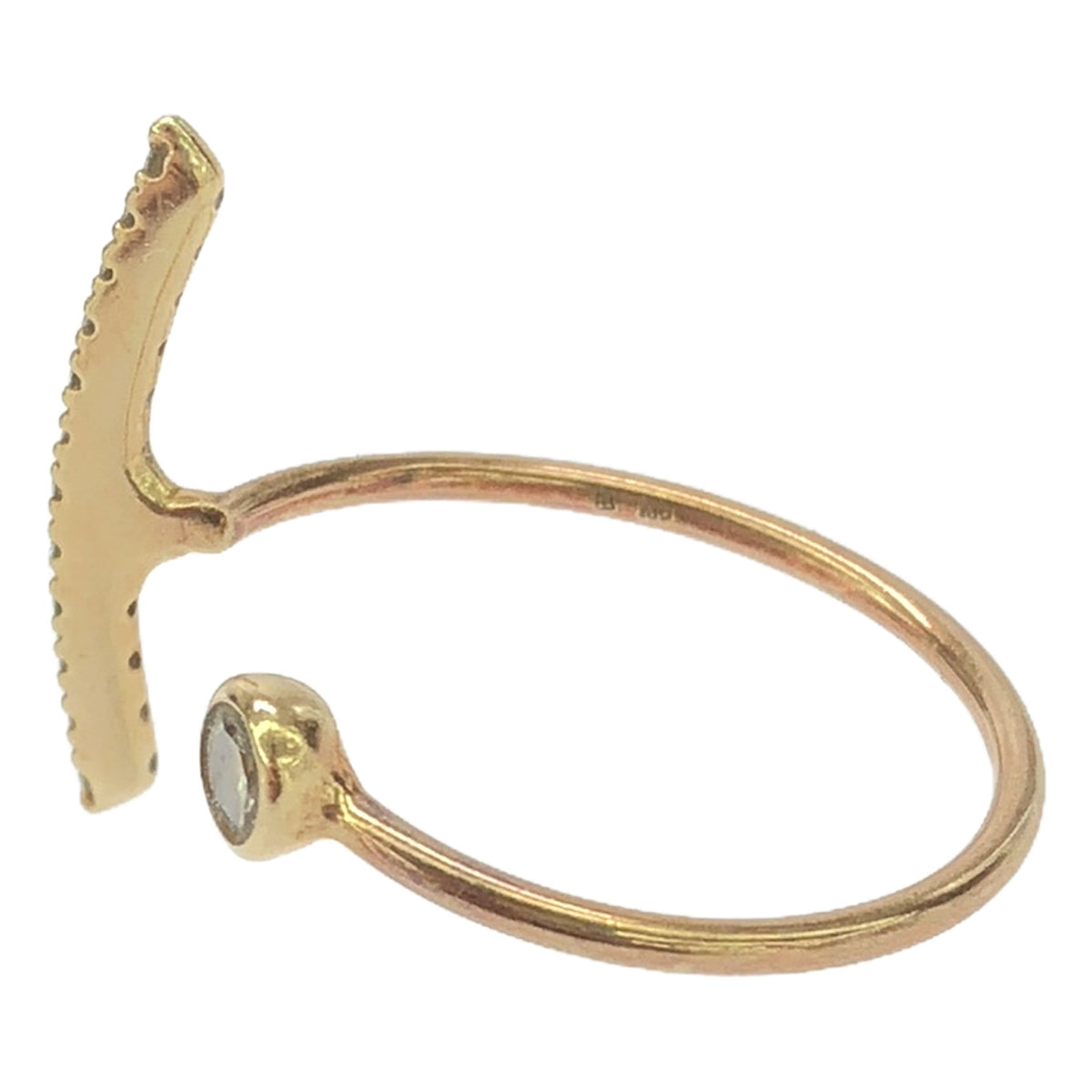 Hirotaka / ヒロタカ | K10 Gossamer ショート ダイヤモンド リング | ゴールド | レディース