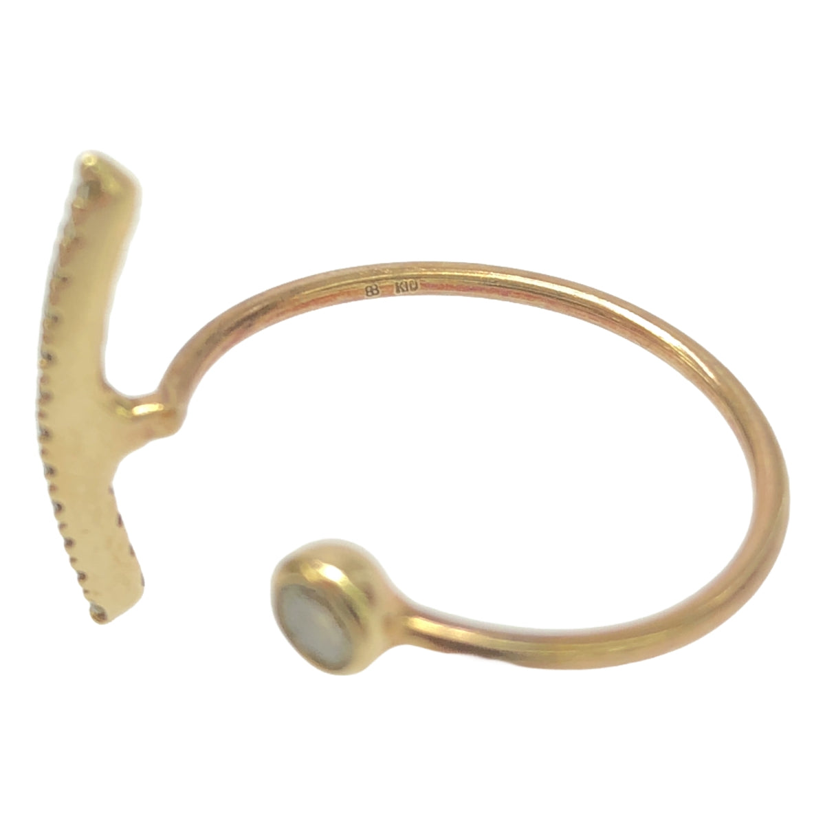 Hirotaka / ヒロタカ | K10 Gossamer ショート ダイヤモンド リング | ゴールド | レディース