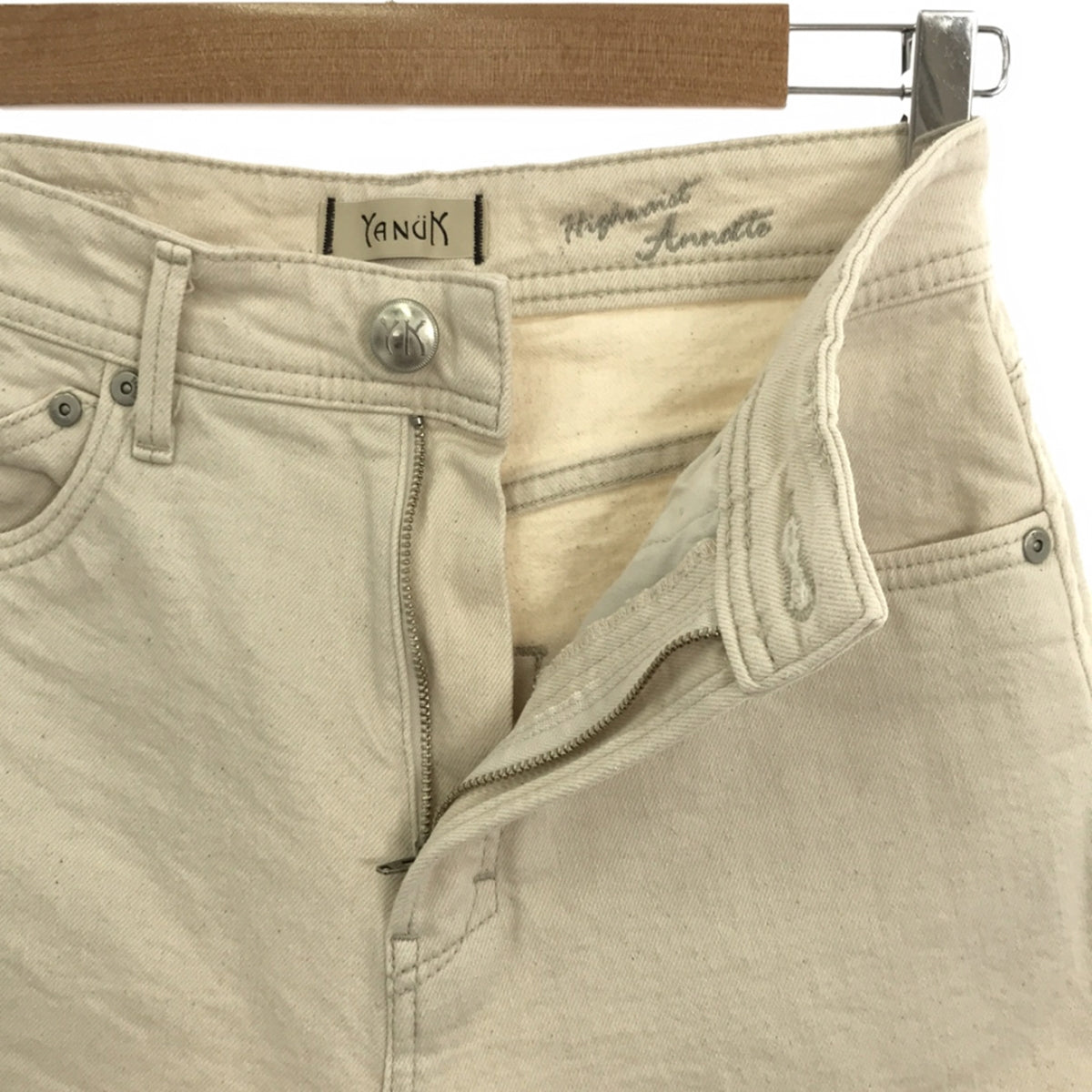 亞努克 | ANNETTE 高腰直筒牛仔褲 | 26 |本色 |女性的