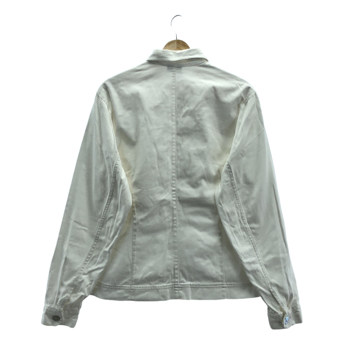 DRIES VAN NOTEN / ドリスヴァンノッテン | 90s ヴィンテージ コットン シェルボタン ジップアップ ジャケット | 46 | メンズ