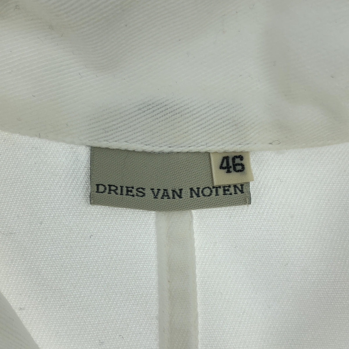 DRIES VAN NOTEN / ドリスヴァンノッテン | 90s ヴィンテージ コットン シェルボタン ジップアップ ジャケット | 46 | メンズ