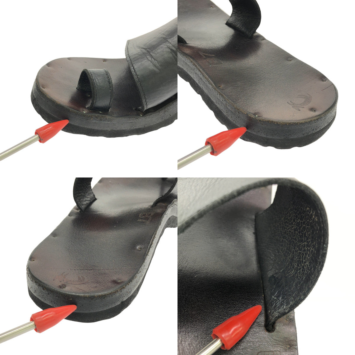 Jutta Neumann / Jutta Neumann | ALICE Leather Sandals | B7 (23.5-24) | Women's