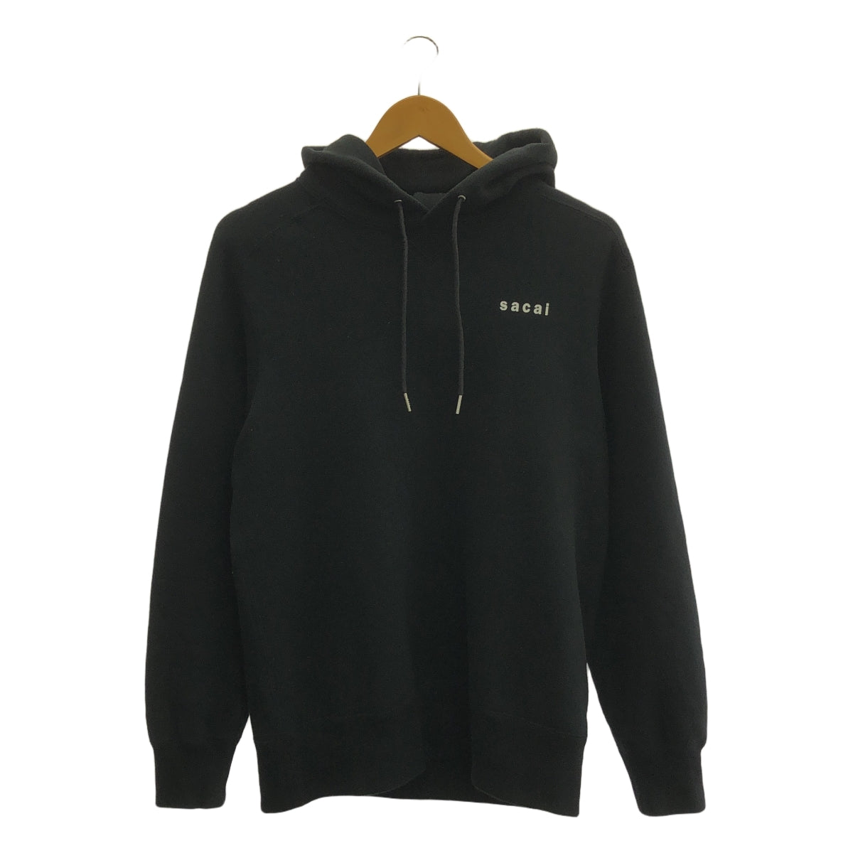 sacai / 사카이 | 2022AW | AGAIN & AGAIN & AGAIN Hoodie 스웨트 파커 | 1 | 블랙 / 그린 | 남성
