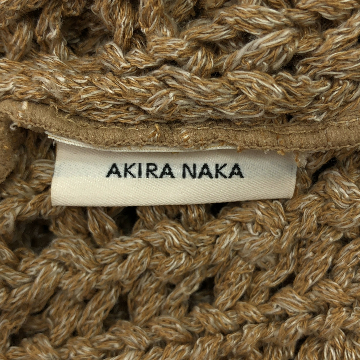 AKIRANAKA / アキラナカ | シルクブレンド リネン コットン かぎ編み ニット セーター | 2 | レディース