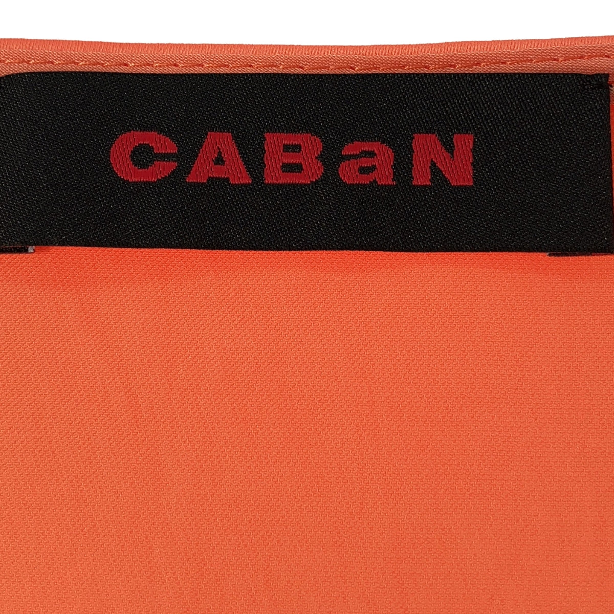 CABaN / キャバン | Vネック ノースリーブ ロングワンピース | F | オレンジ | レディース
