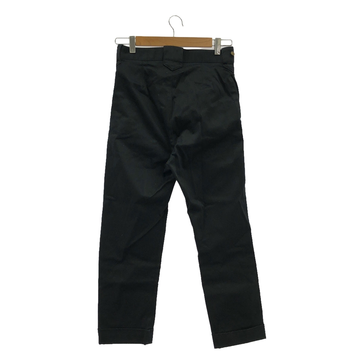 madder madder / マダマダ | TICKET PANTS コットン ストレッチ タック チケット パンツ | 1 | ブラック | レディース