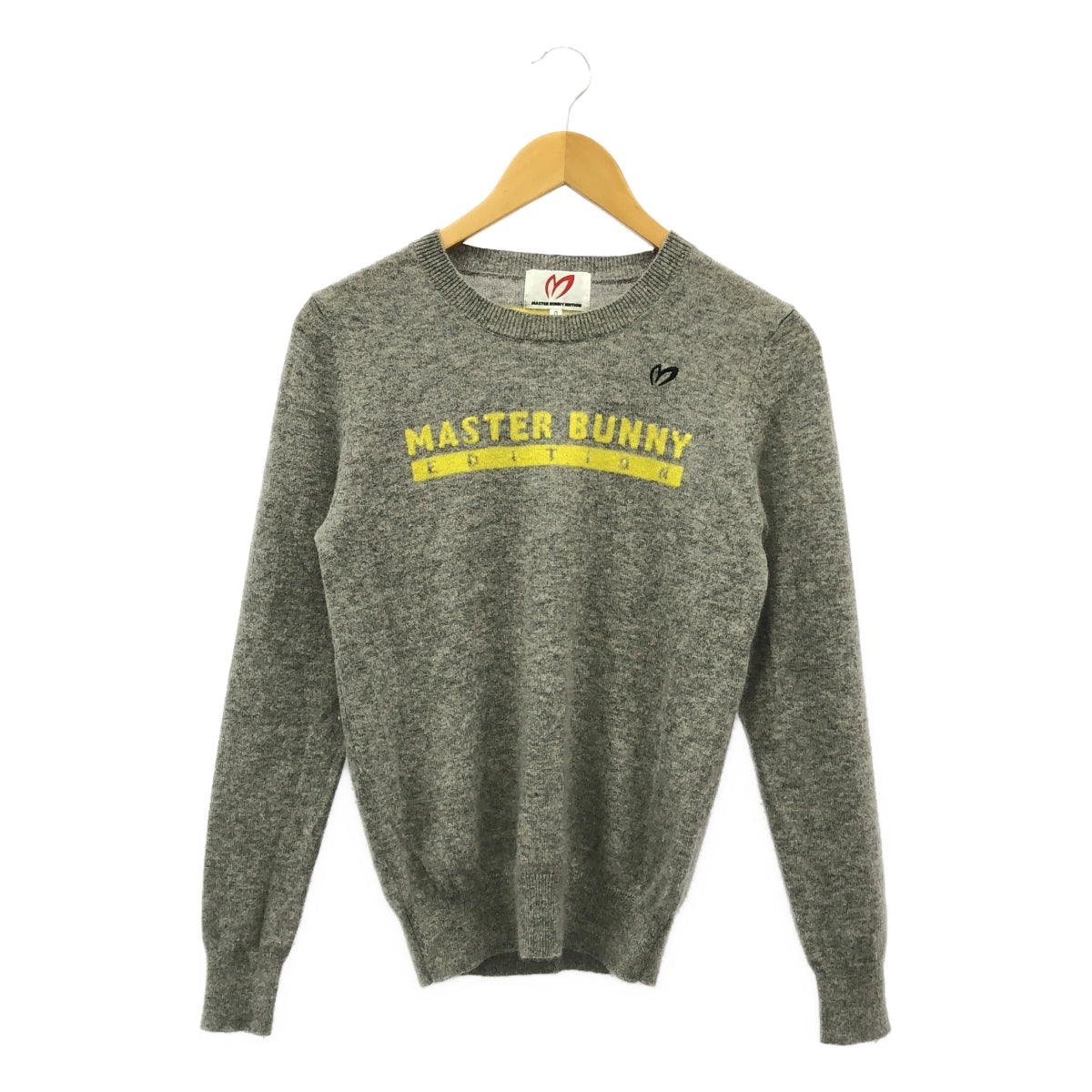 MASTER BUNNY EDITION / 마스터 토끼 에디션 | 로고 크루넥 니트 | 0 | 회색 | 여성