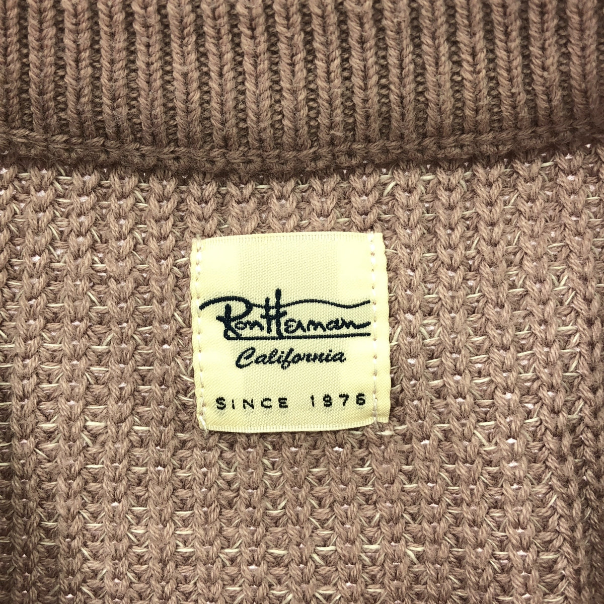 羅恩赫爾曼 |棉麻混紡套頭羅紋針織 | XS |粉紅色 |女性的