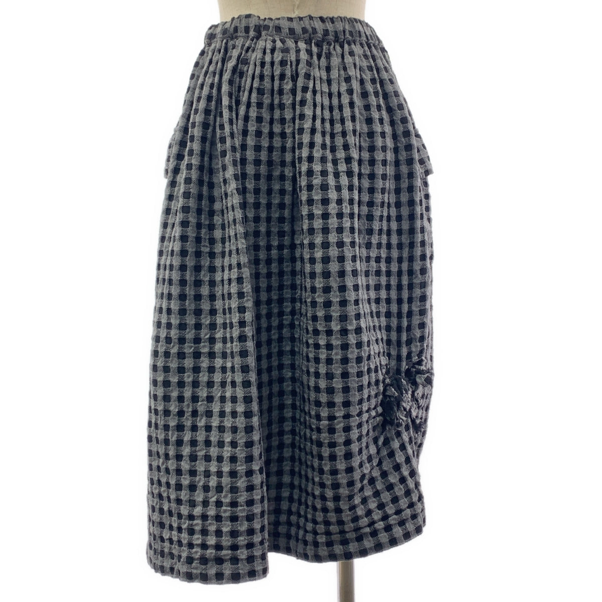 COMME des GARCONS | 睡袍2003秋冬 |荷葉邊裝飾抽繩長裙|
