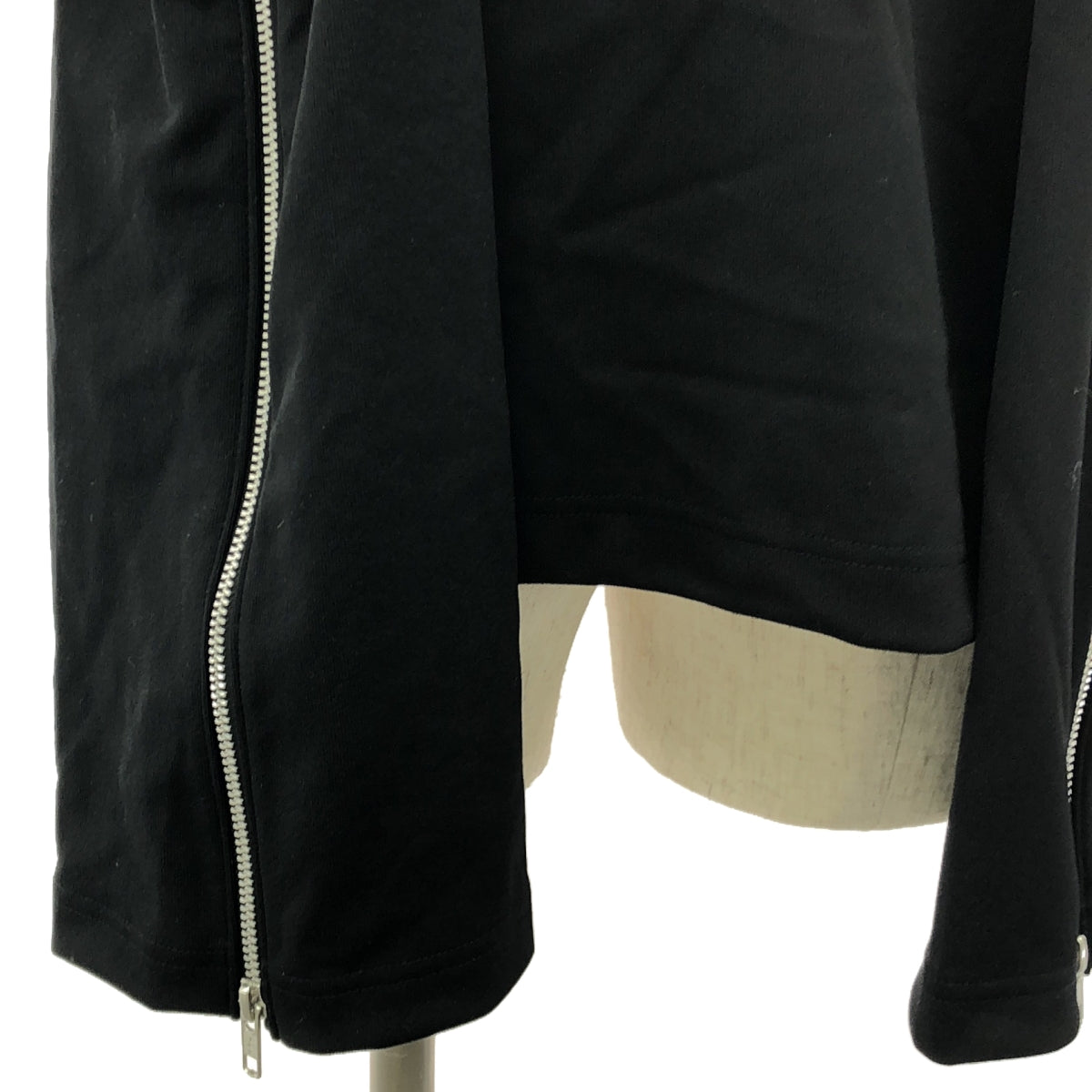 【美品】 COMME des GARCONS HOMME PLUS / コムデギャルソンオムプリュス | 2023AW | ジップデザイン カットソー | M | ブラック | メンズ