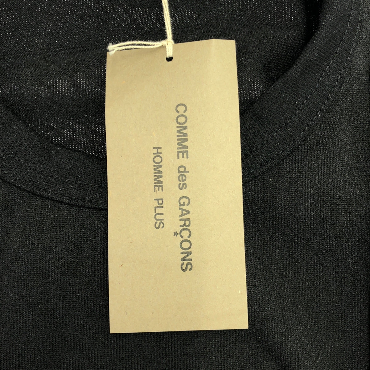 【美品】 COMME des GARCONS HOMME PLUS / コムデギャルソンオムプリュス | 2023AW | ジップデザイン カットソー | M | ブラック | メンズ