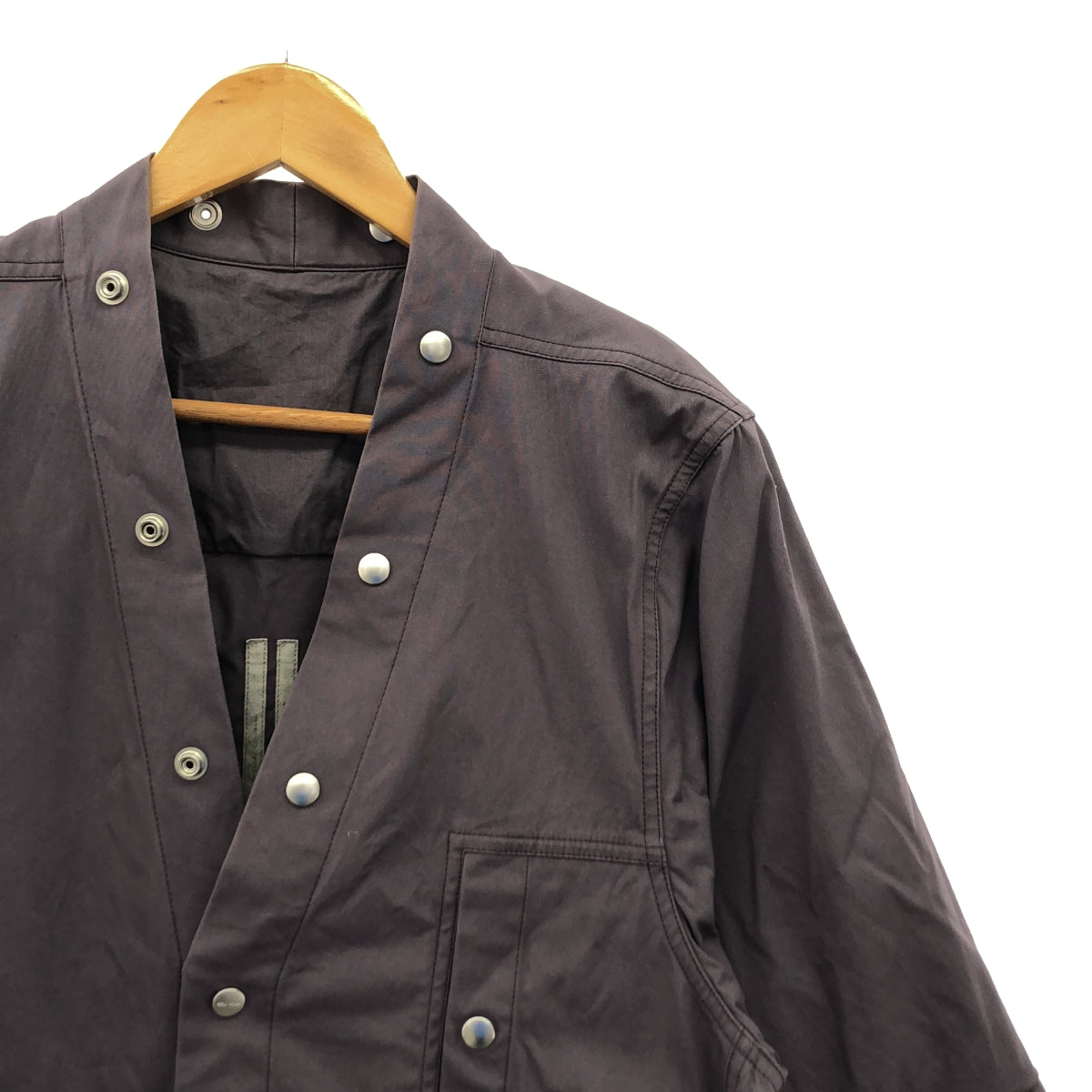 Rick Owens / リックオウエンス | 2021FW | MAGNUM LARRY SHIRT スナップシャツ | 46 | パープル | メンズ