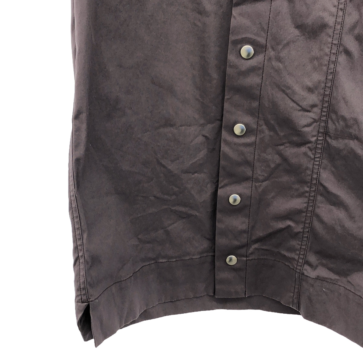 Rick Owens / リックオウエンス | 2021FW | MAGNUM LARRY SHIRT スナップシャツ | 46 | パープル | メンズ