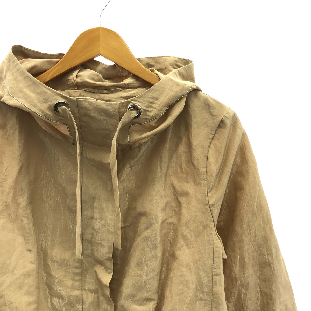 PESERICO | Bejeweled Zip Jacket Hoodie | Size 38 | Women's