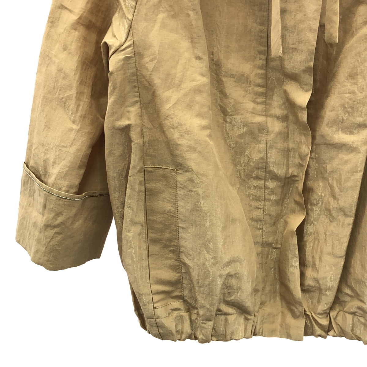 PESERICO | Bejeweled Zip Jacket Hoodie | Size 38 | Women's