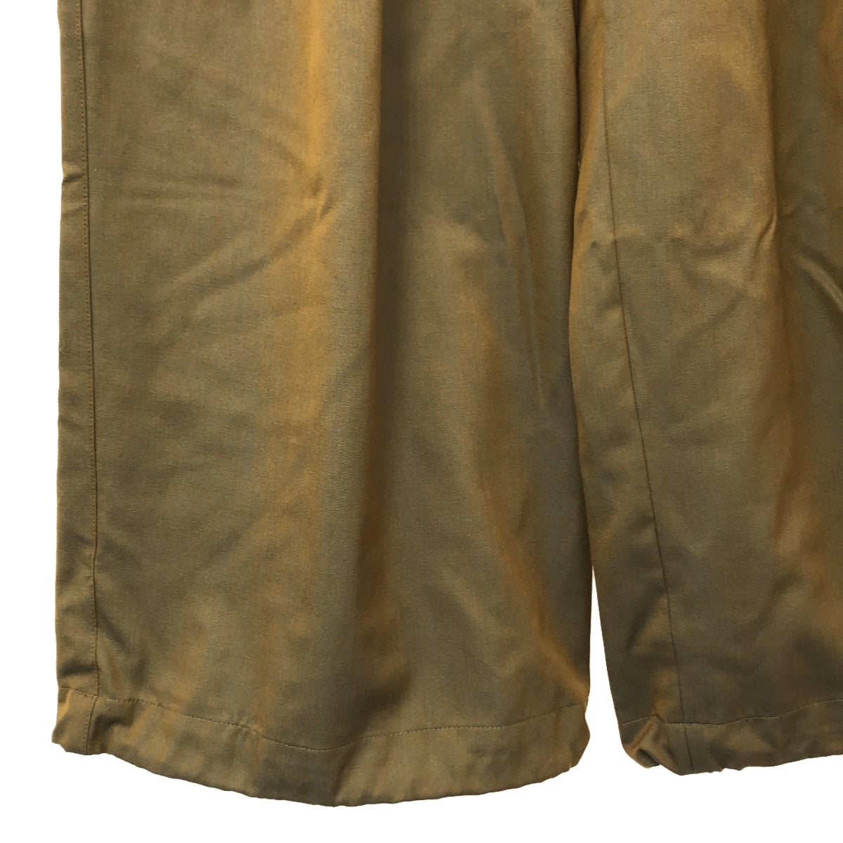 Maison Special / メゾンスペシャル | Prime-Wide Wool Chambray Cargo Pants / ウールシャンブレープライムワイドカーゴパンツ