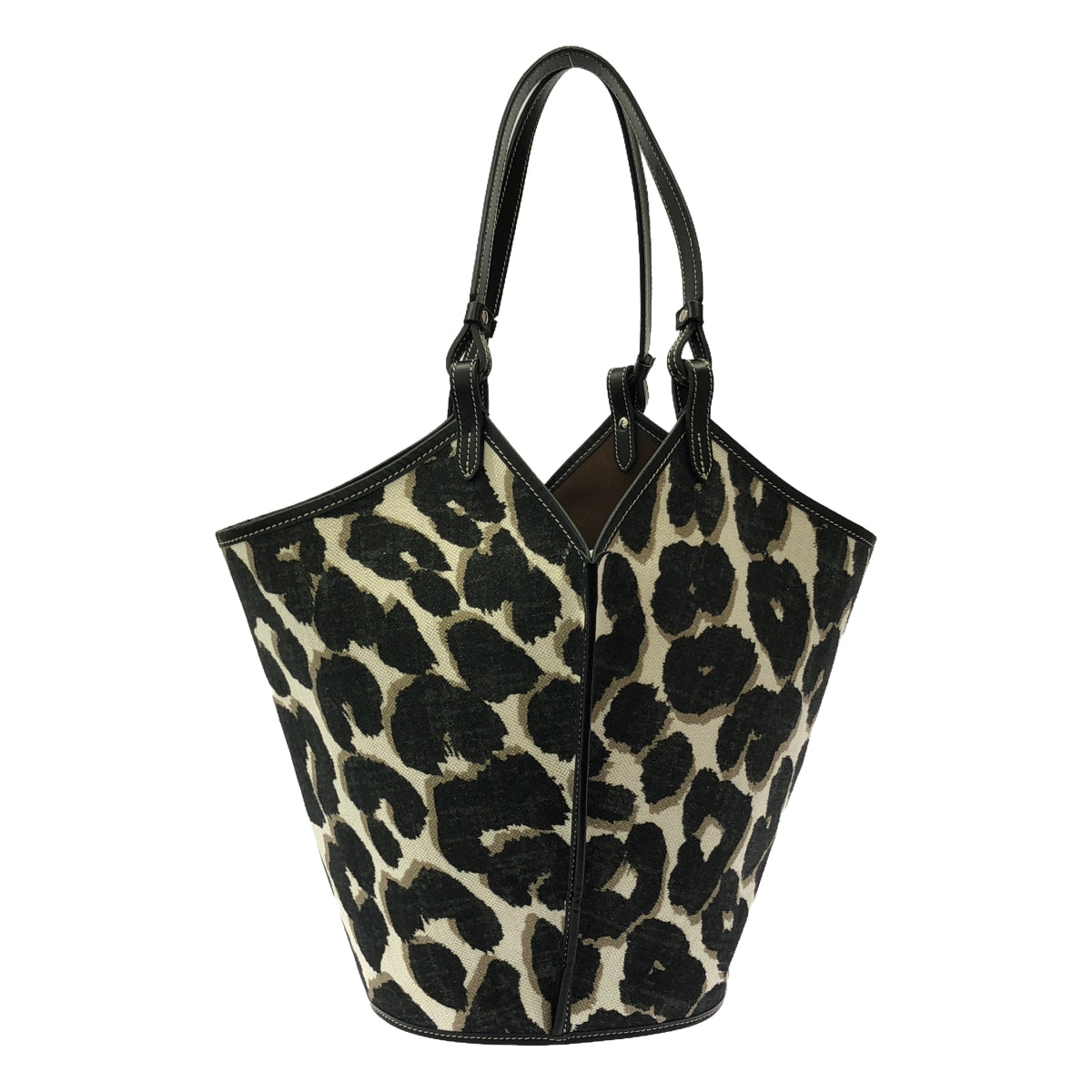 FEEL AND TASTE UMBRELLA / フィールアンドテイスト | 2024SS | 総柄 トートバッグ | エクリュ/ブラック | レディース