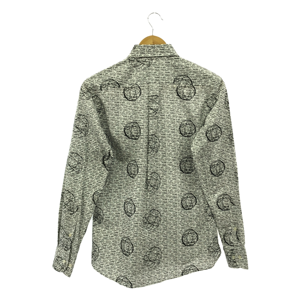 NIGOLD by UNITED ARROWS / ニゴールド バイ ユナイテッドアローズ | ×FUTURA BRD BD SHIRT フューチュラ アトミック柄 シャツ | S | ホワイト / ブラック | メンズ