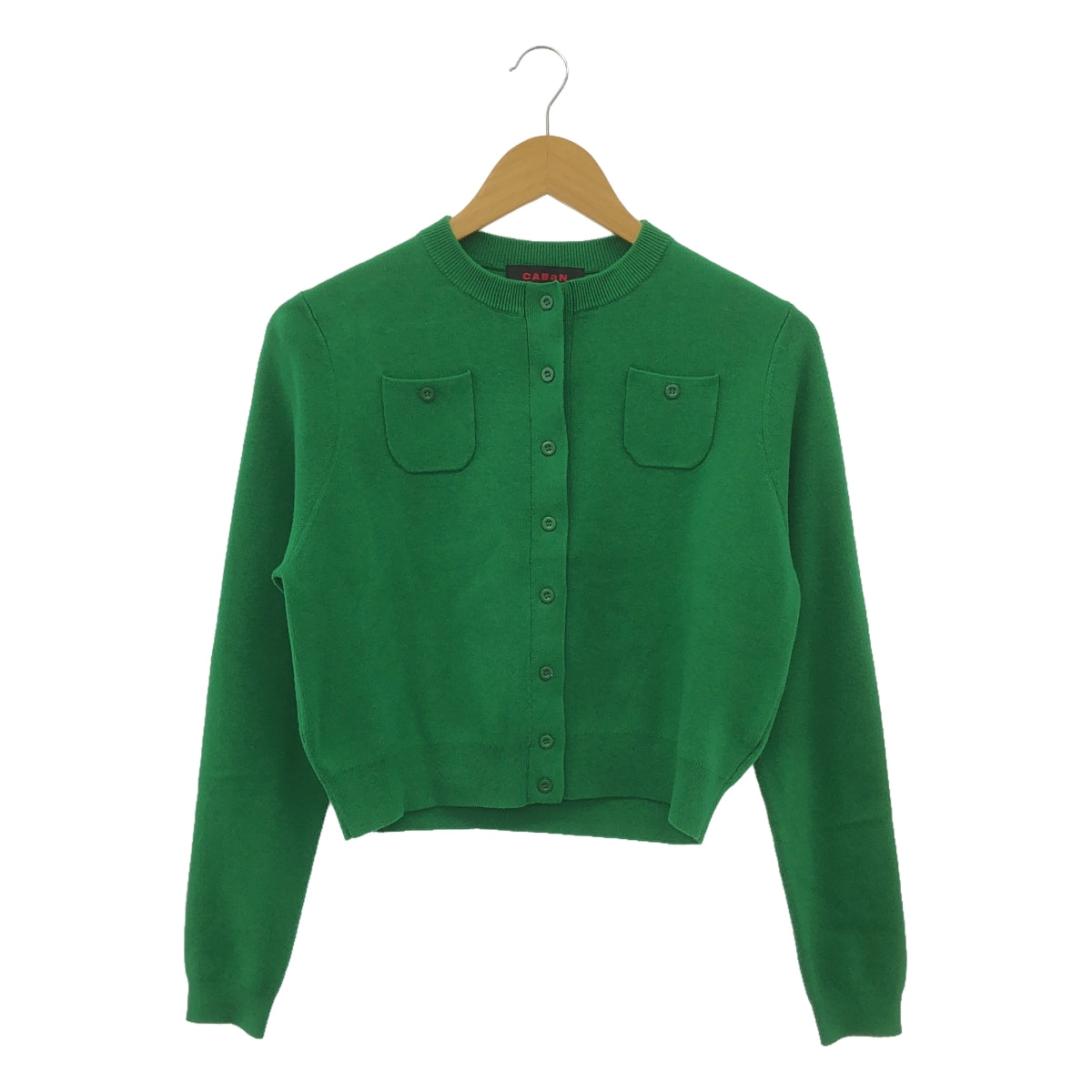 CABaN / キャバン | コットンカシミヤ クルーネック ニット カーディガン | XS | レディース