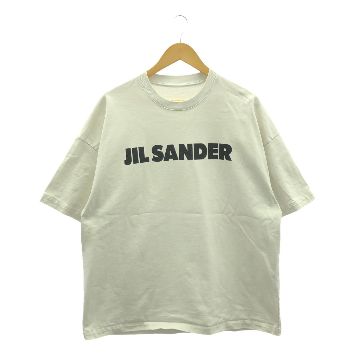 JIL SANDER / ジルサンダー | 2021AW | ロゴプリント オーバーサイズ コットン Tシャツ | L | メンズ