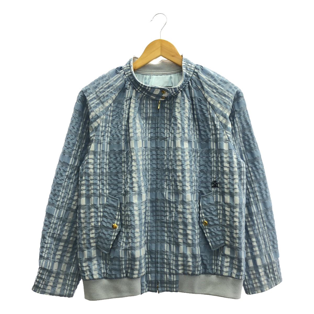 Drawer / 드로어 | 로고 스탠드 컬러 블루존 재킷 / 총 안감 | 38 | 블루계 |