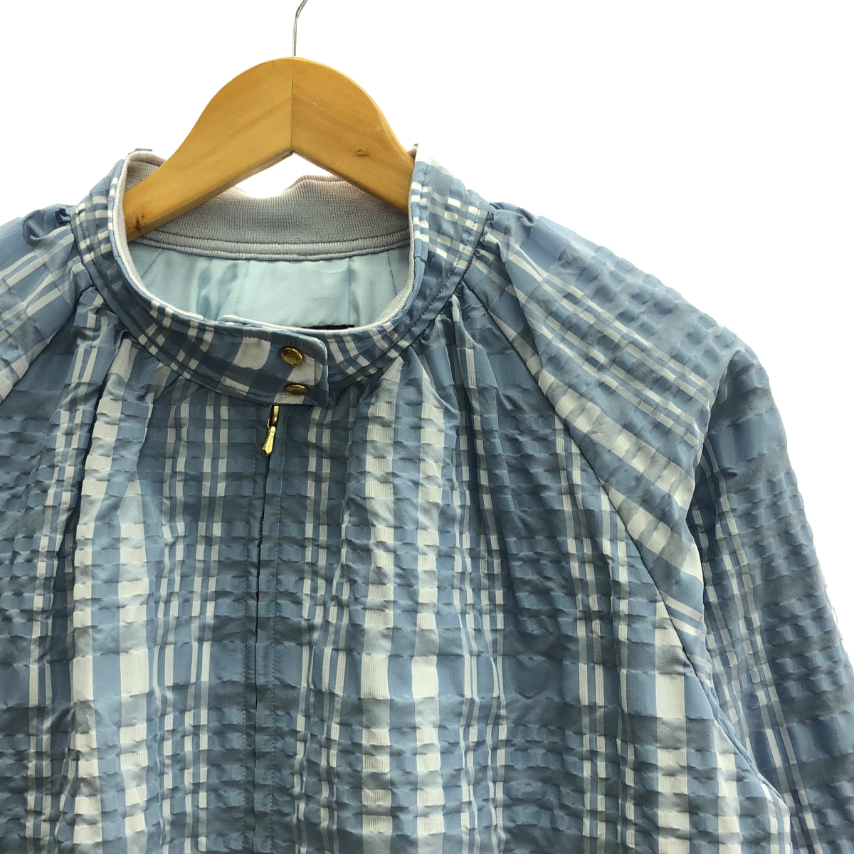 Drawer / 드로어 | 로고 스탠드 컬러 블루존 재킷 / 총 안감 | 38 | 블루계 |