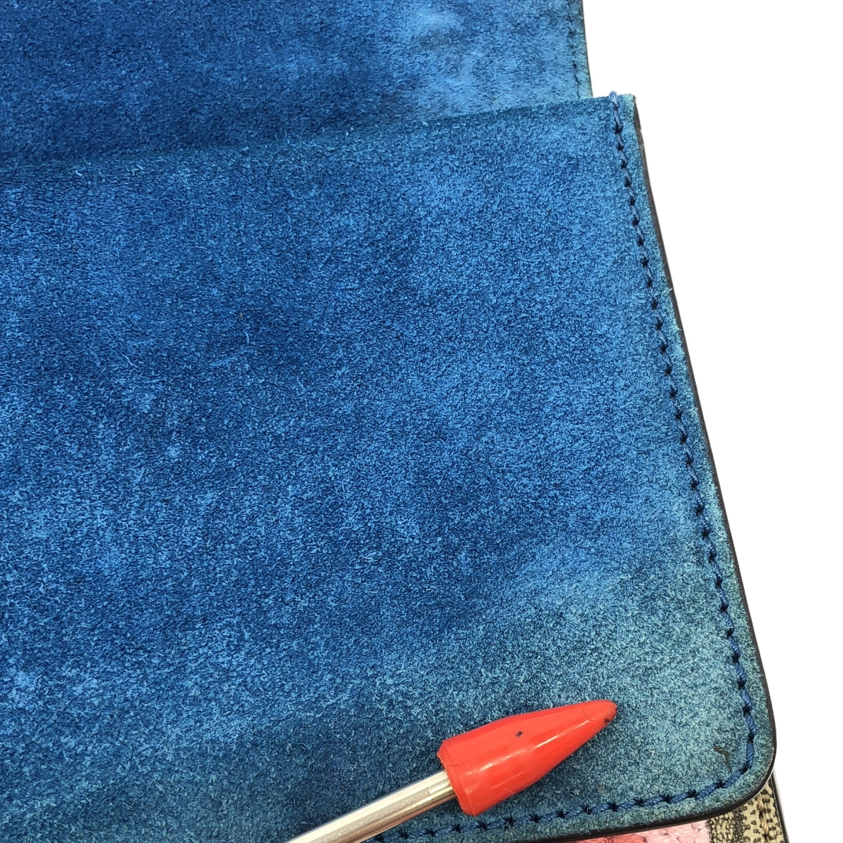 GUCCI / 구찌 | 403348 디오뉴소스 GG스프림 PVC×스웨이드 자수 체인 숄더백 | 베이지 × 멀티 컬러 | 여성