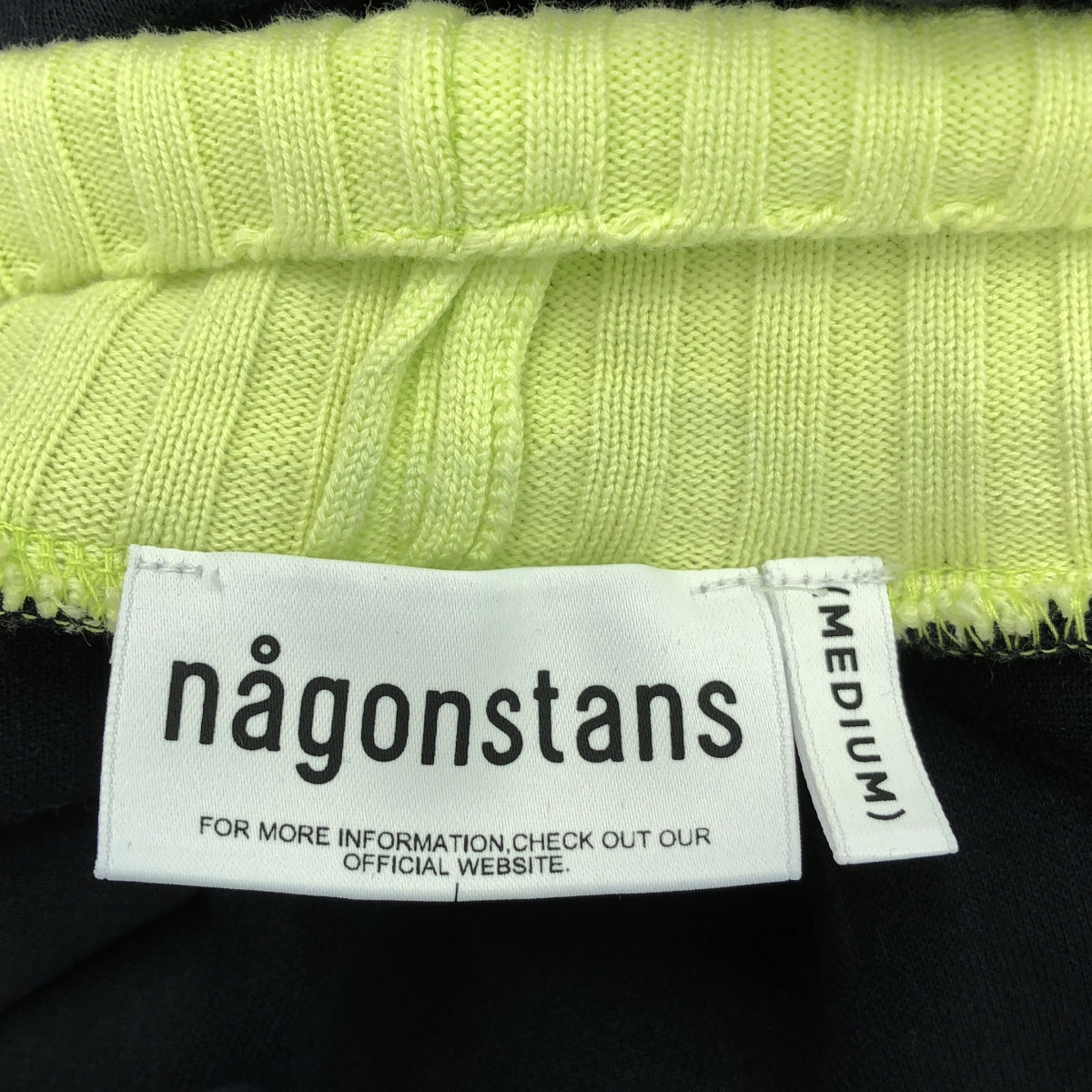 nagonstans / ナゴンスタンス | layered-neck pullover リブネック トレーナー | M | レディース