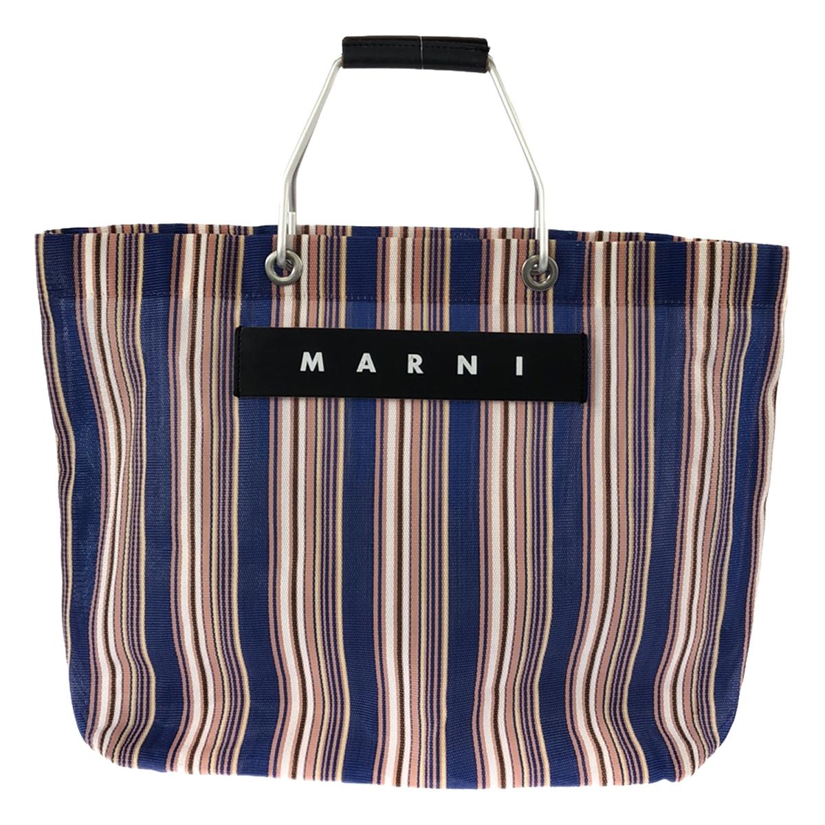 MARNI / マルニ | MARNI MARKET STRIPE BAG フラワーカフェ トートバッグ | – KLD