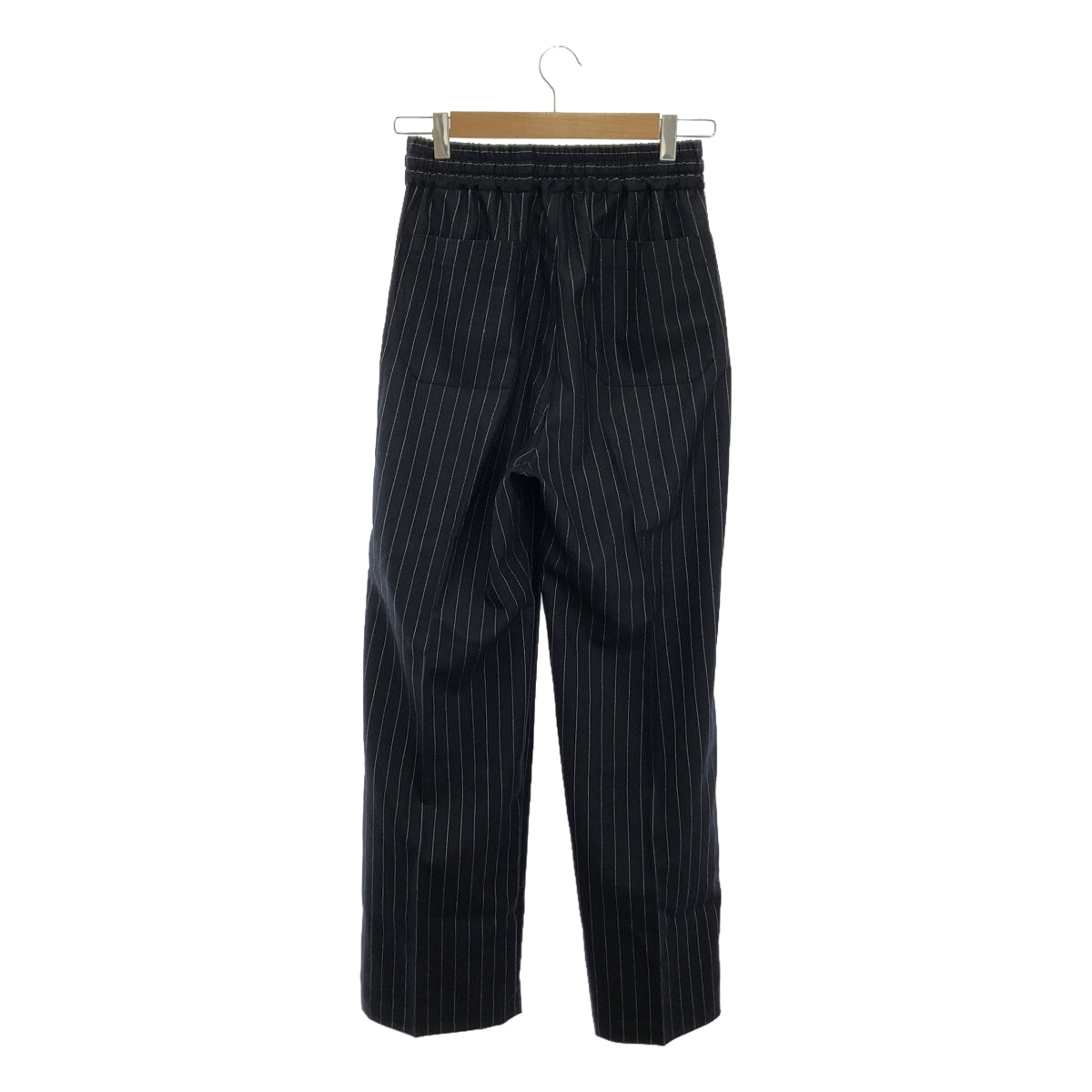 【新品】 SHIPS / シップス | コットンストライプパンツ | S | ネイビー | レディース