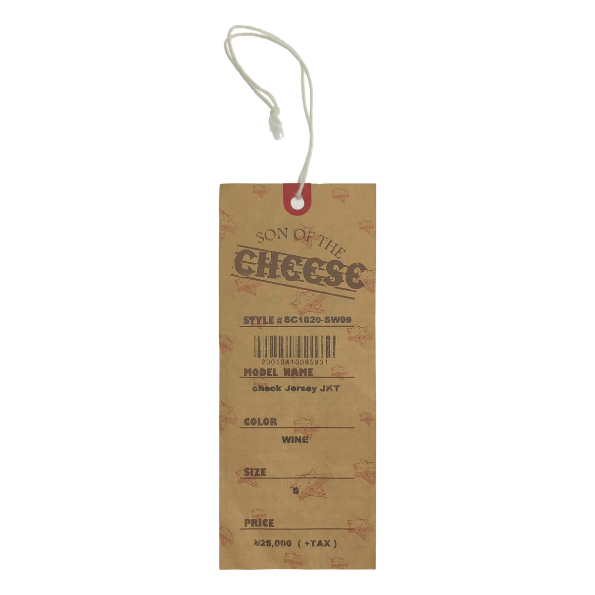SON OF THE CHEESE / 사노바 치즈 | Check Jersey JKT 체크 저지 재킷 | S | 남성
