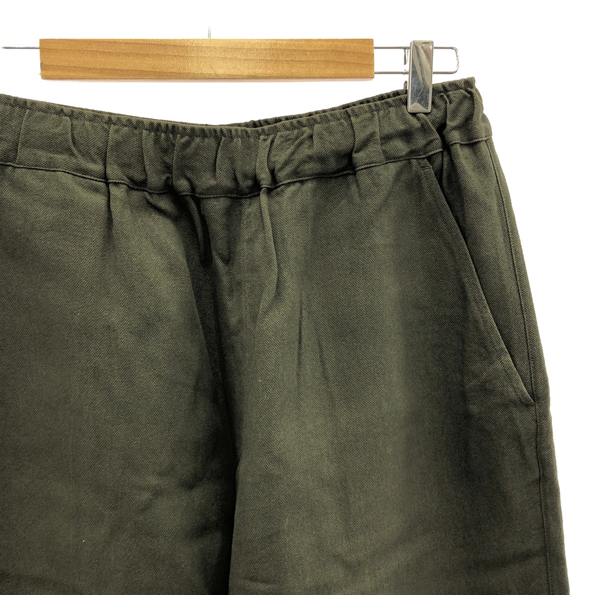 【美品】 Cristaseya / クリスタセヤ | WASHI PAPER MAROCCAN PYJAMA PANTS 和紙 モロッカンパジャマパンツ | L | カーキ | メンズ