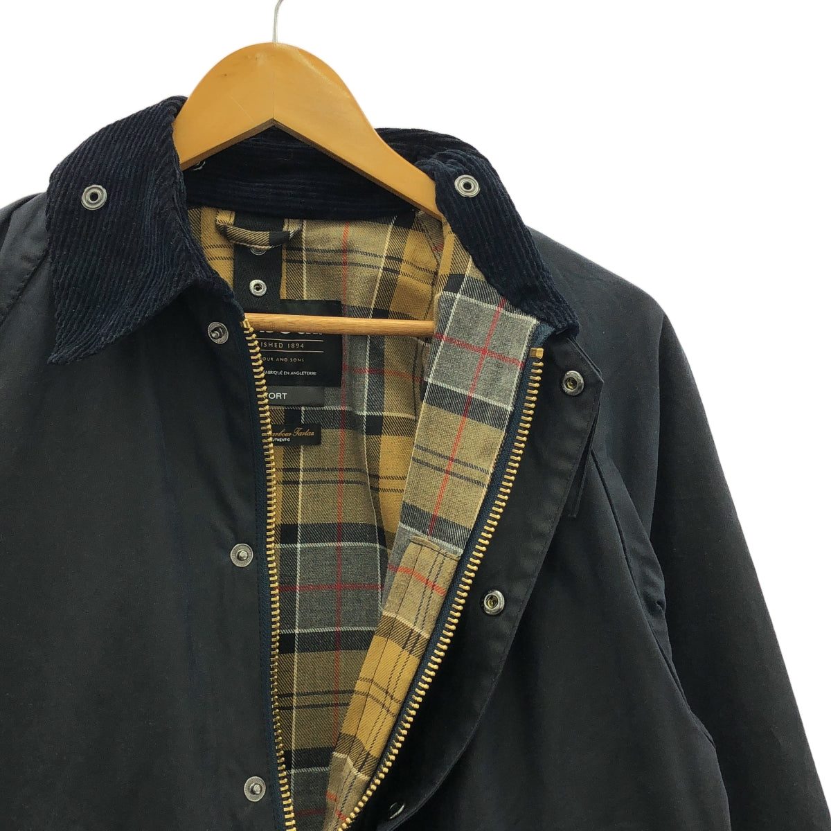 Barbour / バブアー | 2024AW | BEAUFORT JACKET ビューフォート オイルドジャケット | 36 | ネイビー | メンズ