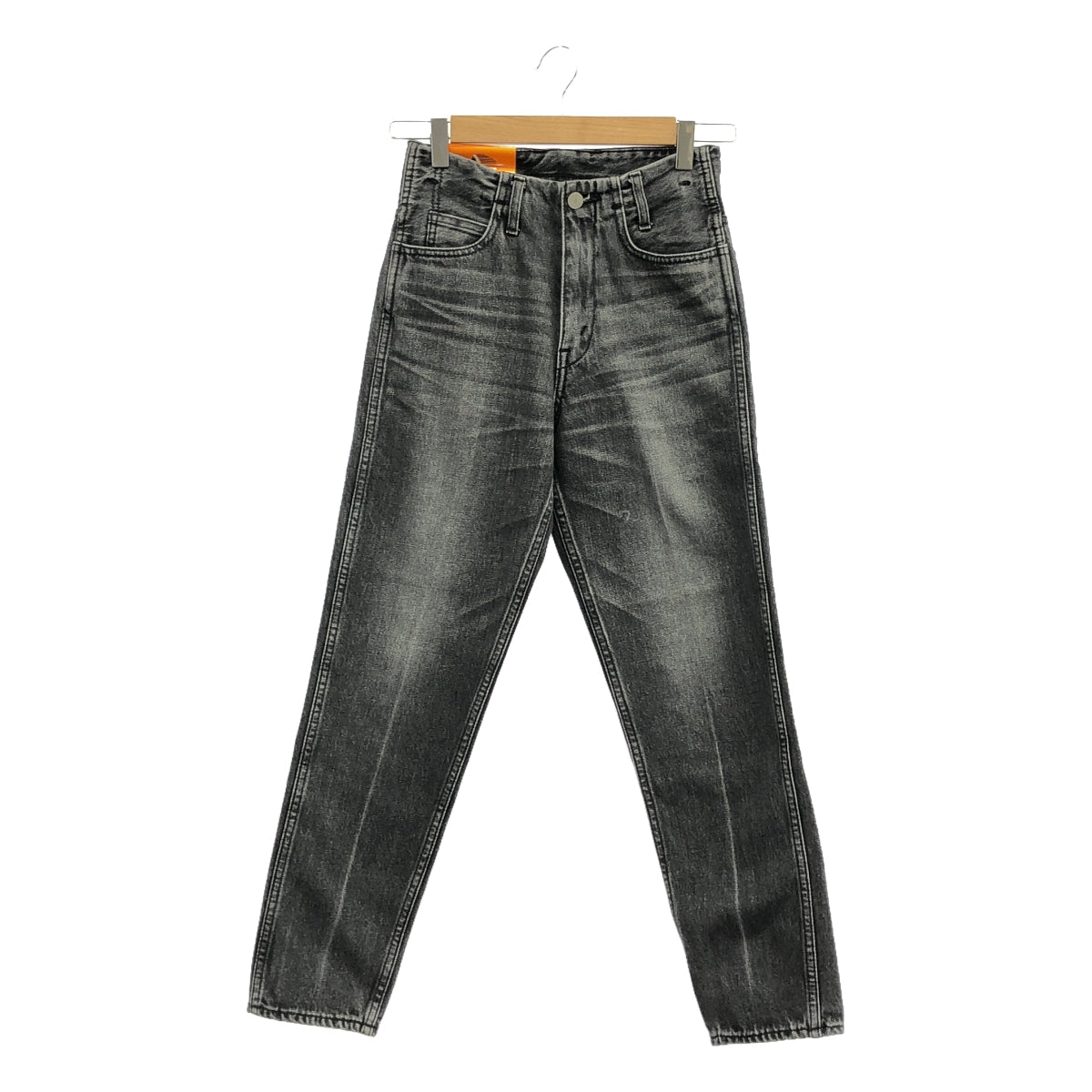 【新品】 WESTOVERALLS / ウエストオーバーオールズ | 2021AW | × RHC アールエイチシー別注 STA-JEANS TPR スターウエスト テーパード デニムパンツ | W24 | ブラック | レディース