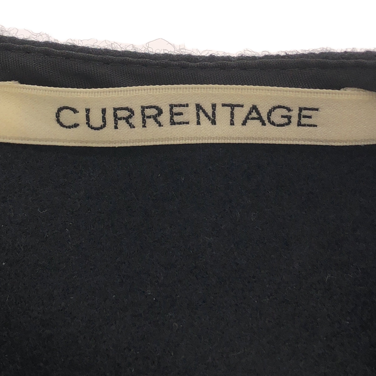 當前年齡 |羊毛無袖開衩連身裙 |黑色 |女性的