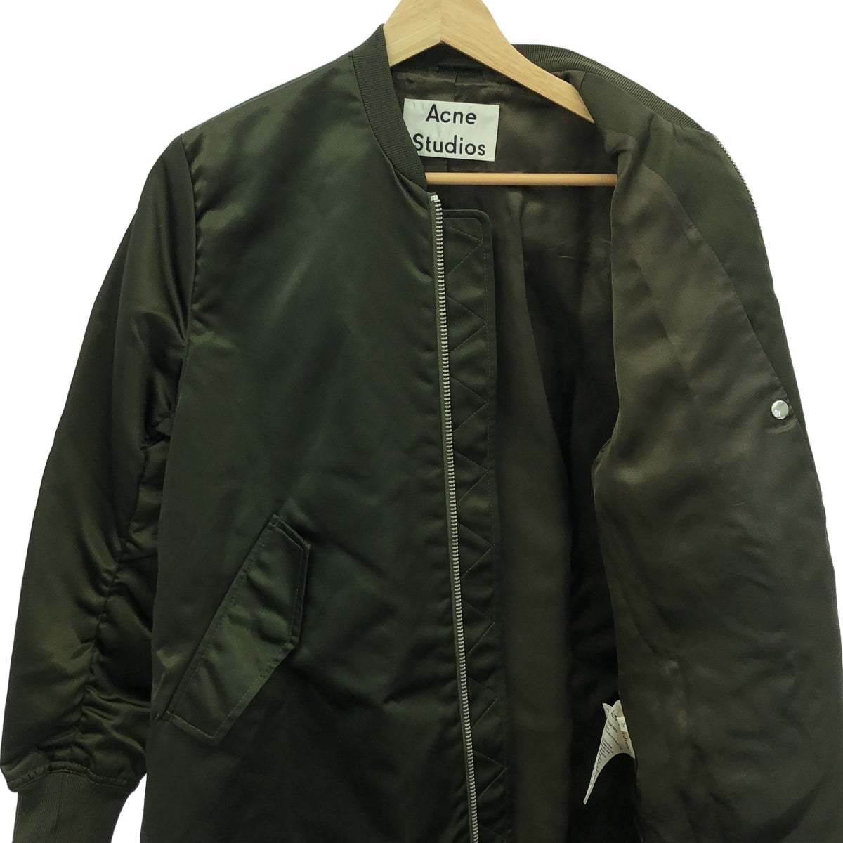Acne Studios / Acne Studios | ECLIPSE SHINE PAW14 / MA-1 Military Coat | 34 | Women's