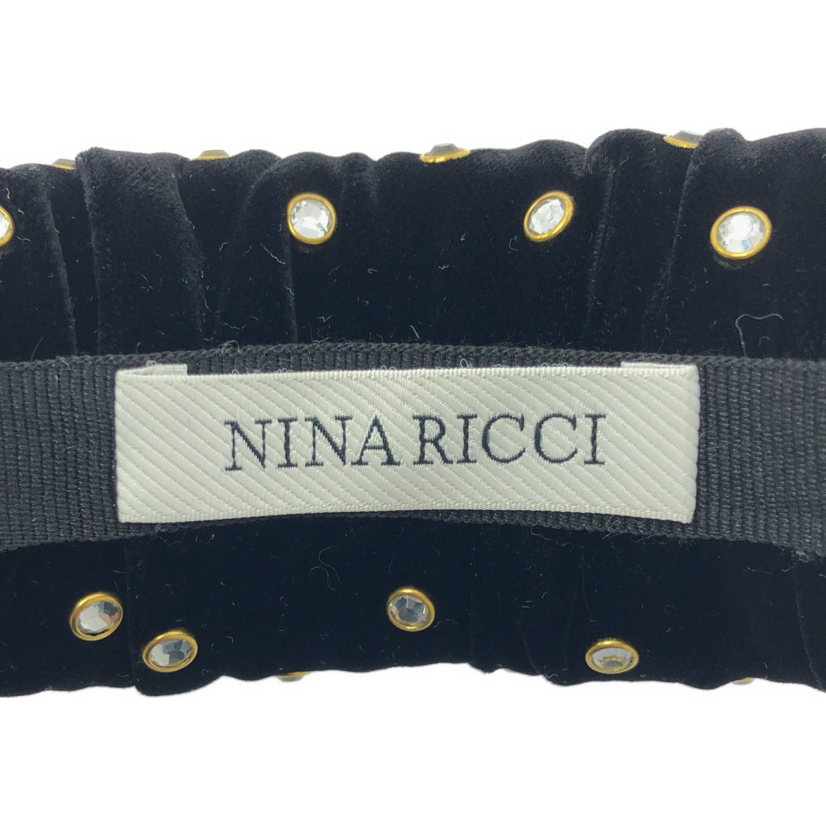 NINA RICCI / 니나리치 | HAIR ACCESSORIES / 비쥬 장식 카츄샤 헤어 밴드 액세서리 |