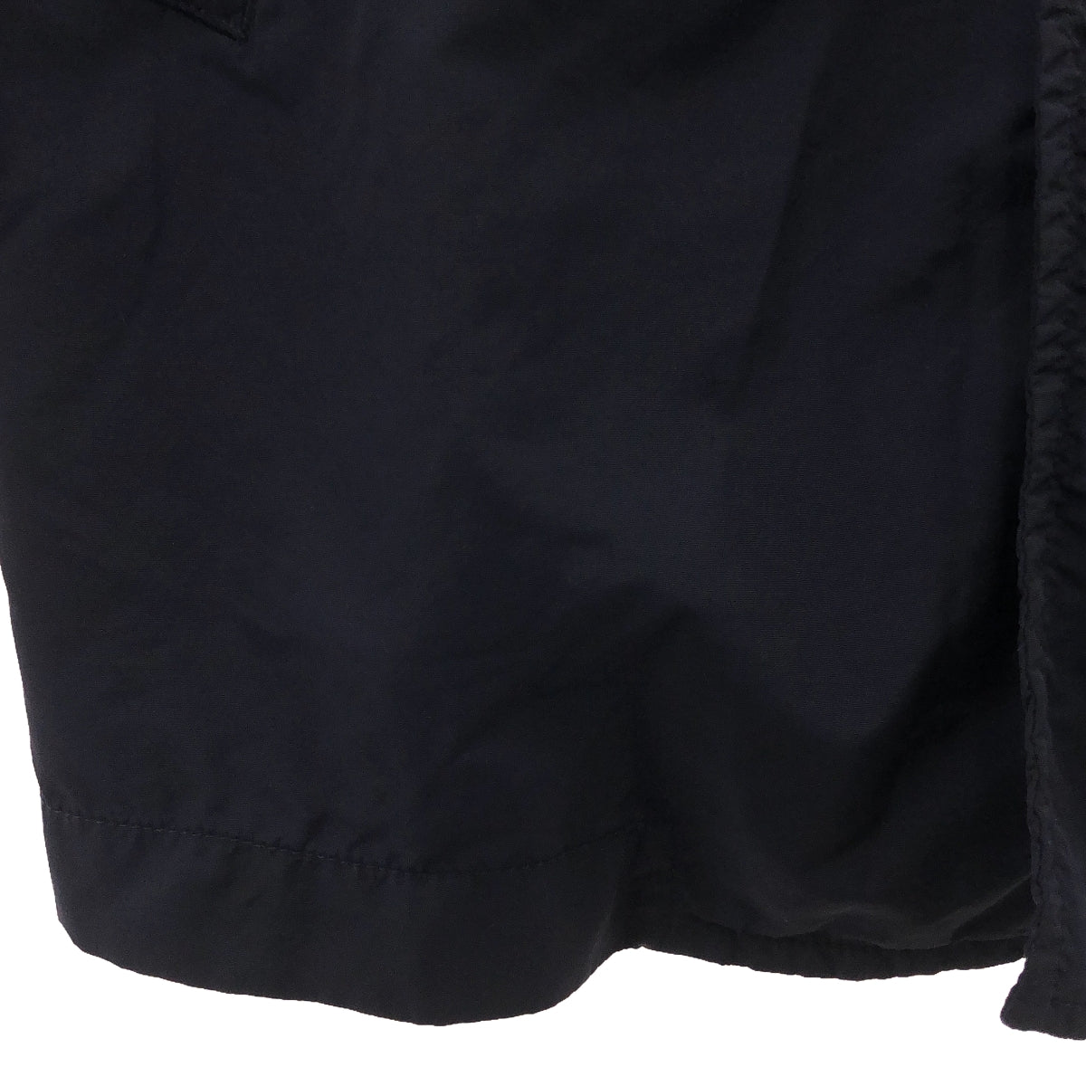 COMME des GARCONS HOMME | 2017春夏 |染色尼龍單排扣大衣 | XS |海軍 |男士