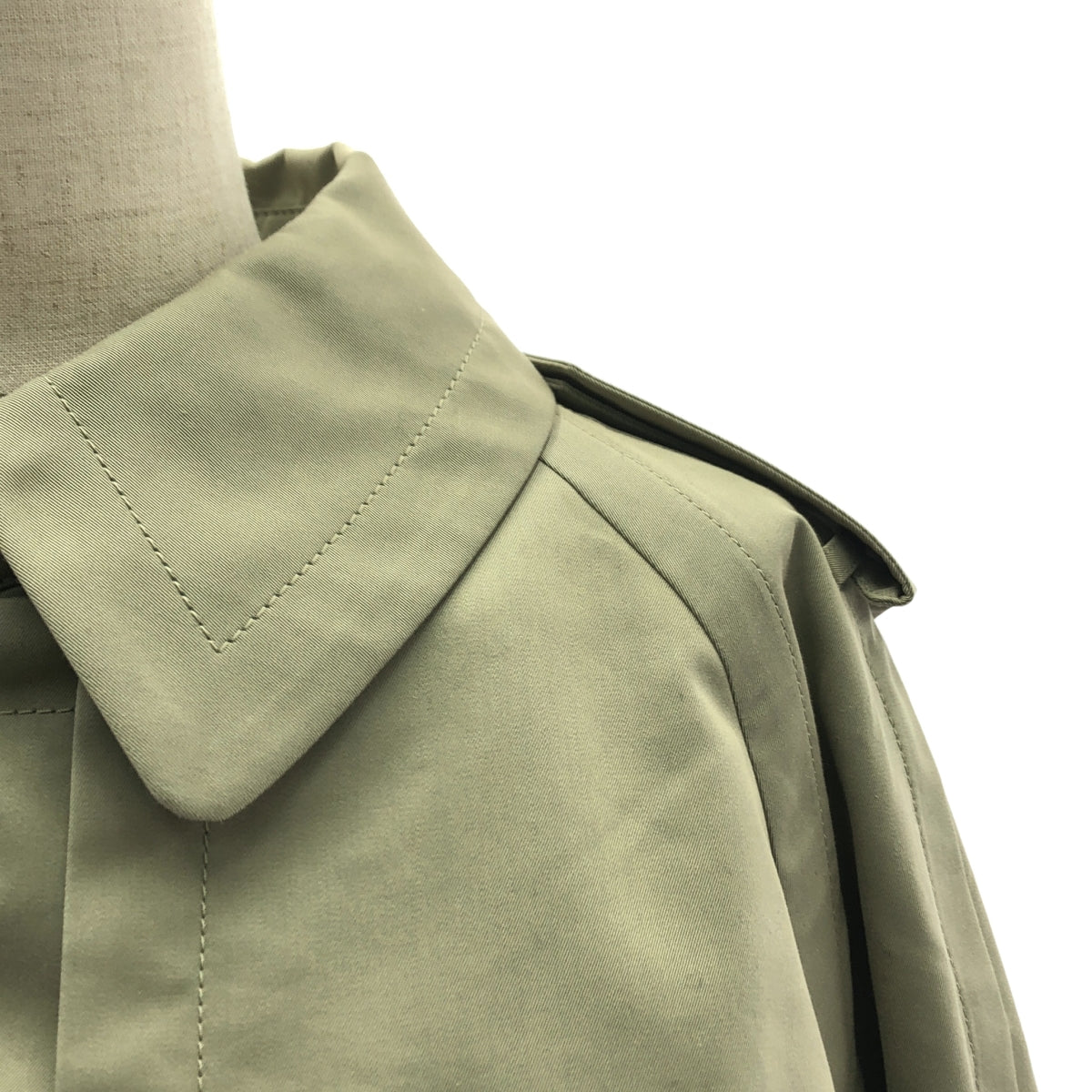 sacai / サカイ | 2022AW | COTTON GAVARDINE COAT / コットンギャバジン ロングトレンチコート | 3 | レディース