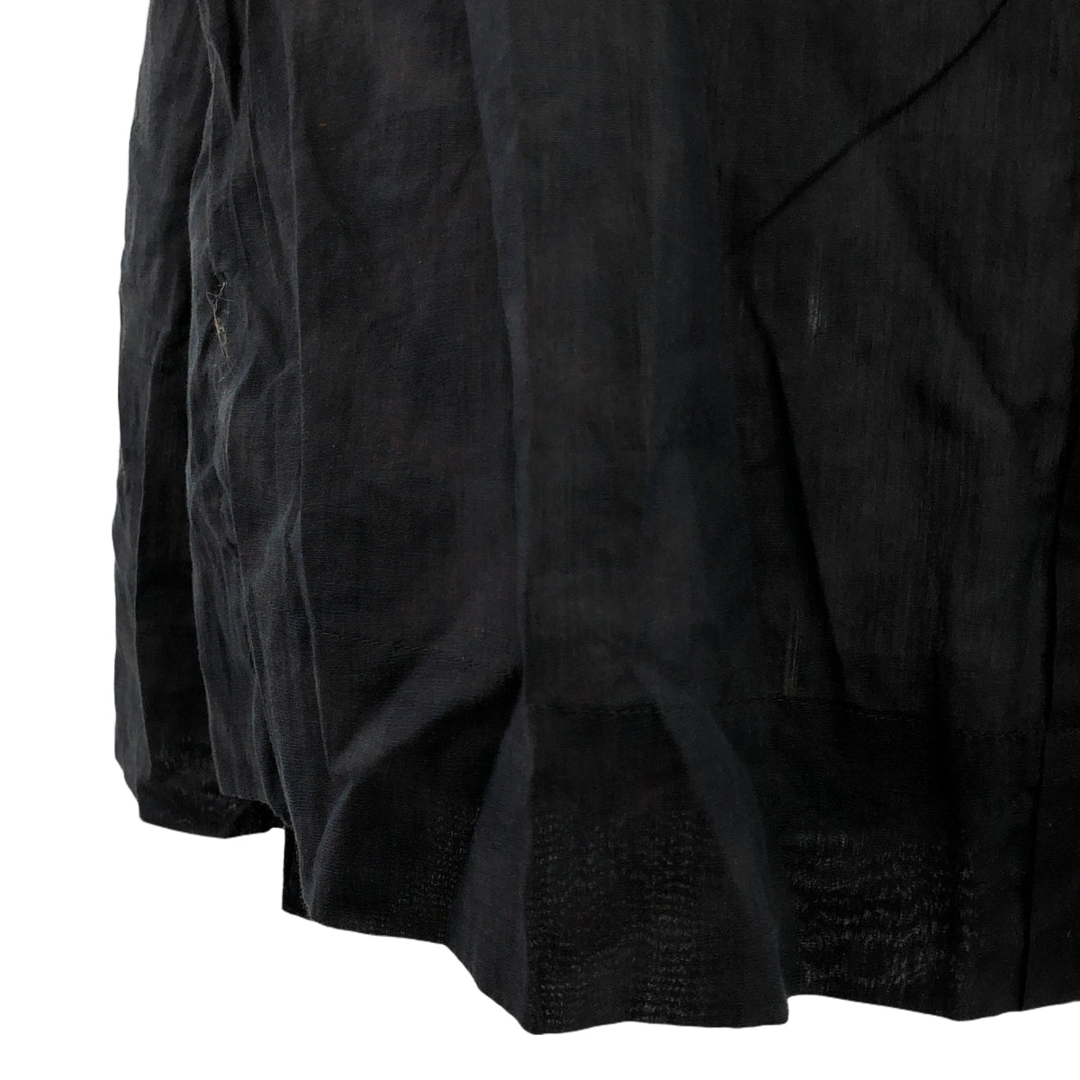 【美品】  hatsutoki / ハツトキ | タイダイ ベルテッド シャツ ワンピース | 0 | ダークネイビー系 | レディース