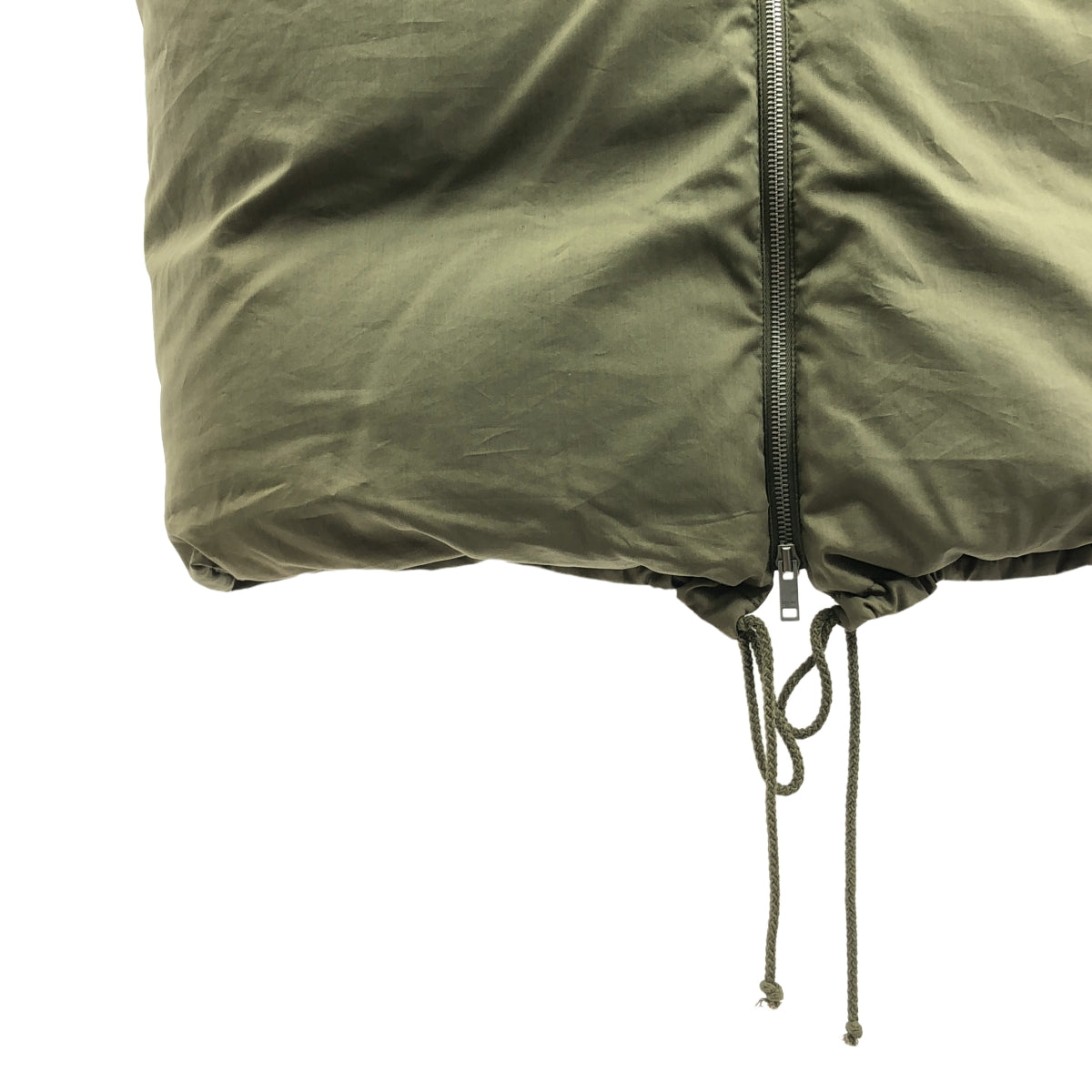 CELINE / セリーヌ | Phoebe Philo / フィービー ロング ダウンベスト | 38 | カーキ | レディース